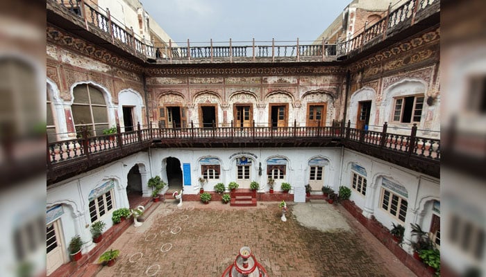 A view of the Haveli Nau Nehal Singh inside Mori Gate in Lahore. — walledcitylahore.gop.pk/File