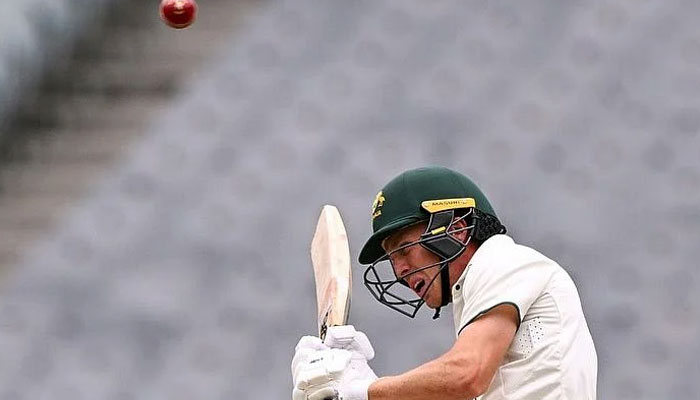 Australian opener Nathan McSweeney in action. — AFP/File