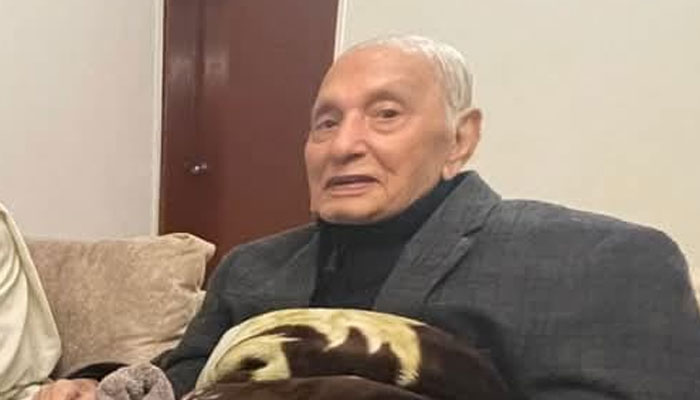A noted social figure, Major (retired) Syed Sultan Hussain Shah (late) seen in this image, released on December 5, 2024. — Facebook@anwarkhaliq.anwarkhaliq.3