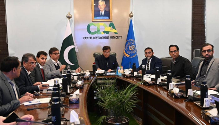 CDA Chairman Muhammad Ali Randhawa presides over the 17th CDA board meeting on December 10, 2024. — Facebook@cda.isb.pk