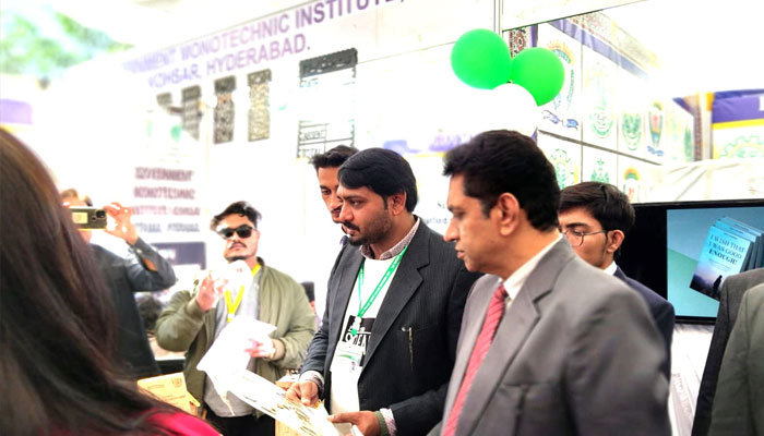 Participants seen at the ICMA International Job Fair and Education Expo 2024 held in Hyderabad on December 14, 2024.— Facebook@DanishJatoiUN