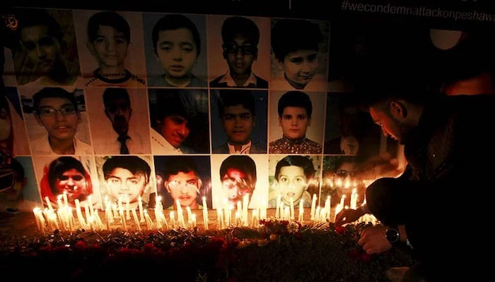 A file photo of APS martyrs. — Screengrab via YouTube/ Geo.tv/