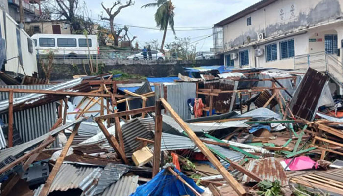 The cyclone-wrecked homes. —AFP/File