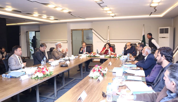 NAVTTC chairperson Gulmina Bilal Ahmad (centre) presides over the NAVTTC Bo­ard meeting on December 17, 2024. — Facebook@NAVTTCOfficial