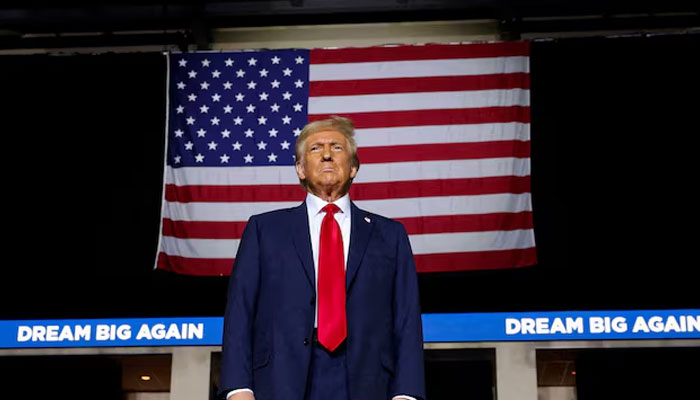 President-elect Donald Trump attends a campaign event, in Allentown, Pennsylvania, US, October 29, 2024. — Reuters