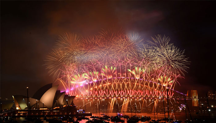 Fireworks are seen over the Sydney Opera House and Harbour Bridge during New Years Eve celebrations in Sydney, Australia. — Reuters/File