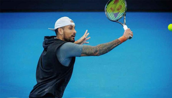 Australia’s tennis player Nick Kyrgios in action. — AFP/File