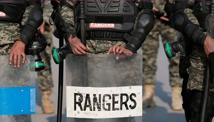 A representational image of Punjab Rangers personnel. — Reuters/File