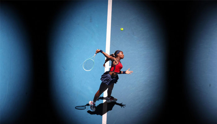 American tennis player Coco Gauff in action. —AFP/File