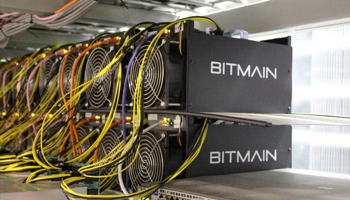 Bitcoin mining computers are pictured in Bitmains mining farm near Keflavik, Iceland, June 4, 2016.— Reuters
