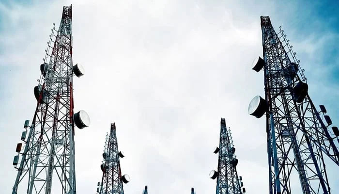 This representational image shows mobile phone connection towers. — AFP/File