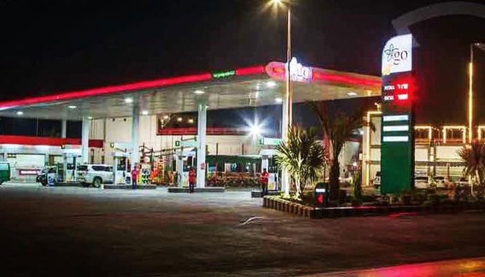 A petrol pump of the Gas & Oil Pakistan Limited (GO). — Facebook@Gas.and.oil.Pakistan/File