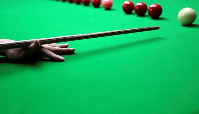 The representational image shows a person playing snooker. — Reuters/File