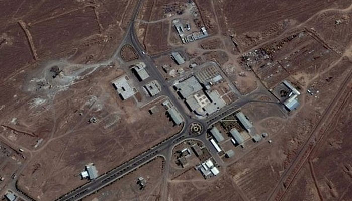 A satellite image from September 15, 2017, of the Fordo nuclear facility in Iran.— Google Earth
