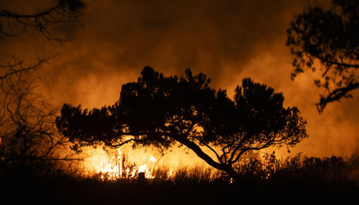 A view of fire in Los Angeles. — AFP/File