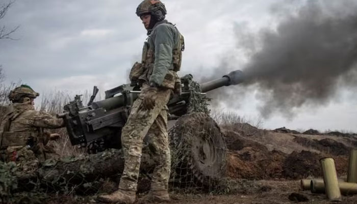 Ukrainian service members launching airstrikes on Russia. —Reuters/File