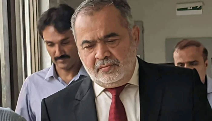 President of the Karachi Chamber of Commerce & Industry (KCCI) Muhammad Jawed Bilwani can be seen in this photo released on Nov 14, 2023. —Facebook@Arsalan Ahmed Sheikh