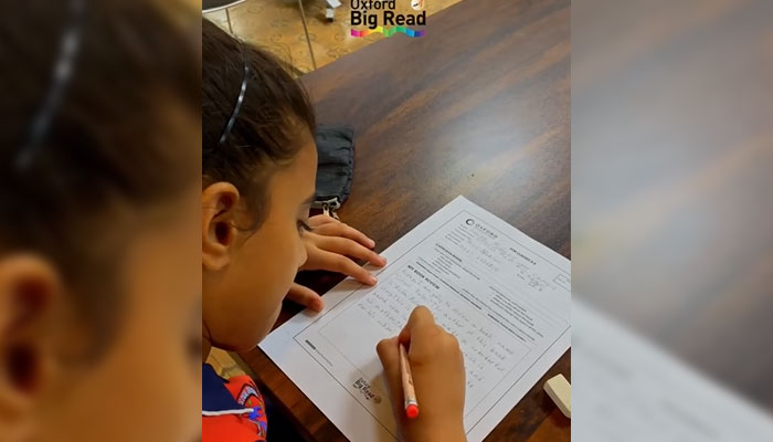 A student seen at the Oxford University Presss (OUP) 9th Oxford Big Read (OBR). — Instagram@oxforduniversitypresspak/File