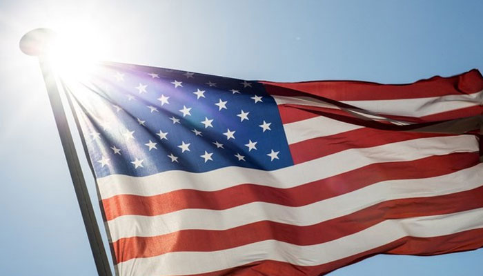A picture shows a US flag fluterring. — AFP/File
