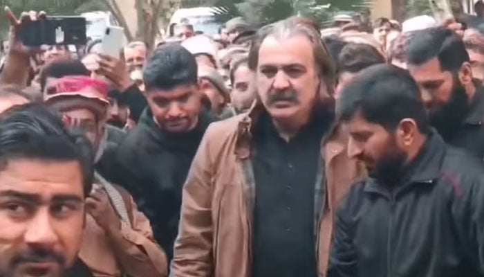 Chief Minister Ali Amin Gandapur seen on Sunday.— Facebook@AliAminKhanGandapurPti/File