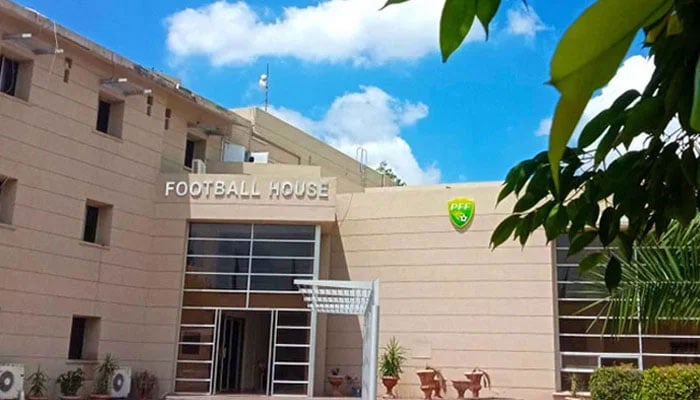 The Pakistan Football Federation (PFF) house in Lahore. — TheNews/Faizan Lakhani/File