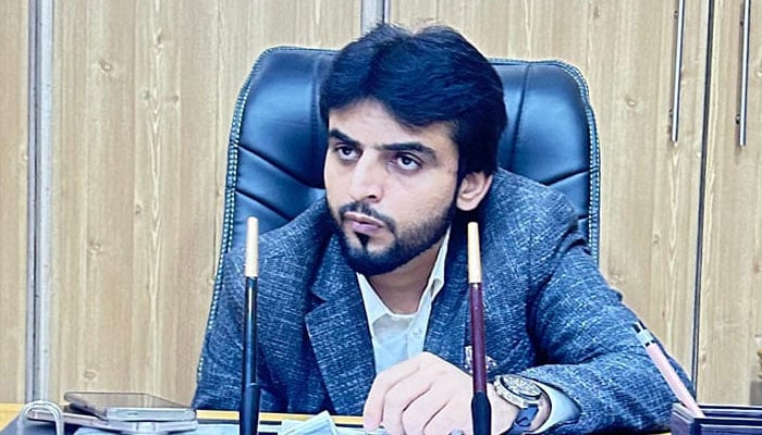 Special assistant to the chief minister of Sindh for student affairs Mansoor Ali Shahani seen in this image. — Facebook@Mansoor.Shahani110/File