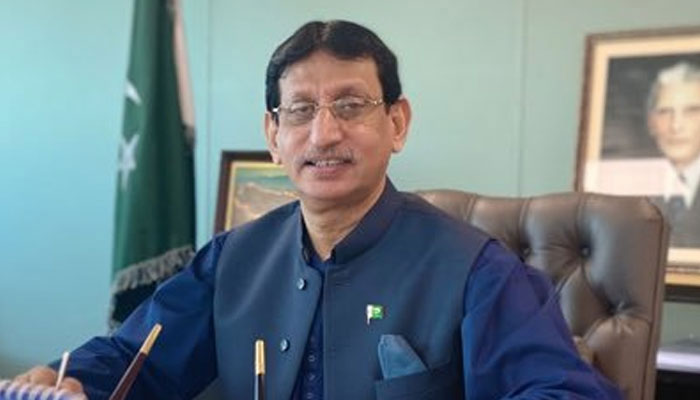 Chairman Standing Committee of National Assembly on Information Technology & Telecommunication Syed Aminul Haq. — APP/File