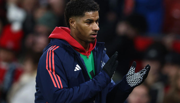 Manchester United forward Marcus Rashford.— AFP/File