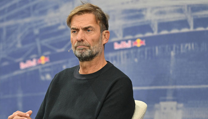 Red Bulls new global head of soccer Jurgen Klopp in a press conference in Salzburg on January 14.— AFP/File