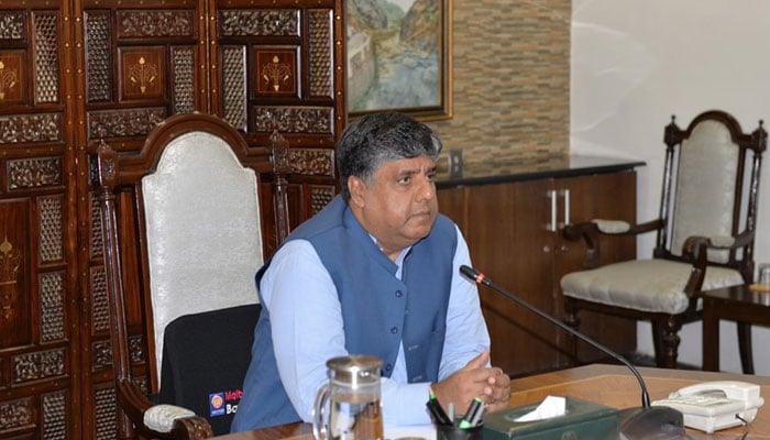 Khyber Pakhtunkhwa Chief Secretary Nadeem Aslam Chaudhry seen in this image September 3, 2024. — Facebook/@CSKPOfficial