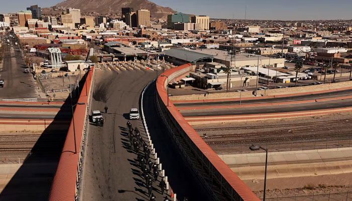 Paso del Norte International border bridge, seen from Ciudad Juárez. January 23, 2025. — Reuters