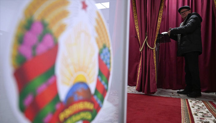 A person casting his vote in elections. — AFP/File