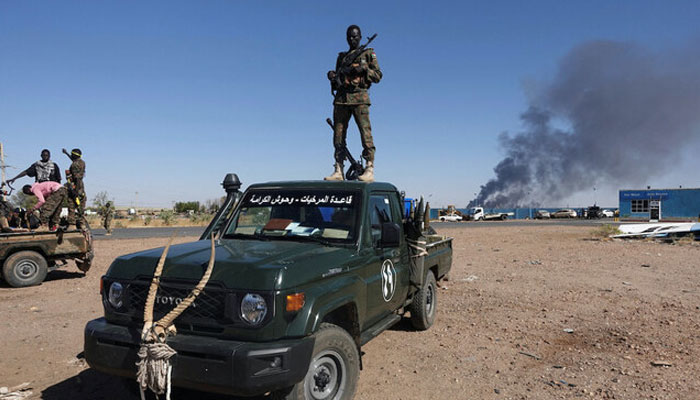 Sudan army soldiers celebrate the retaking an oil refinery in North Bahri on Saturday. — Reuters/File