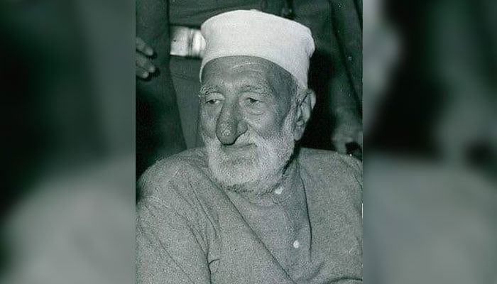 (late) Khan Abdul Ghaffar Khan (Bacha Khan) seen this image. — Facebook@Khan Abdul Ghaffar Khan - Bacha Khan/File