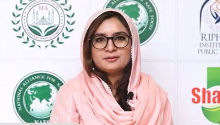 Islamabad Food Authority’s (IFA) deputy director, Dr Tahira Saddique seen in this image. — APP/File