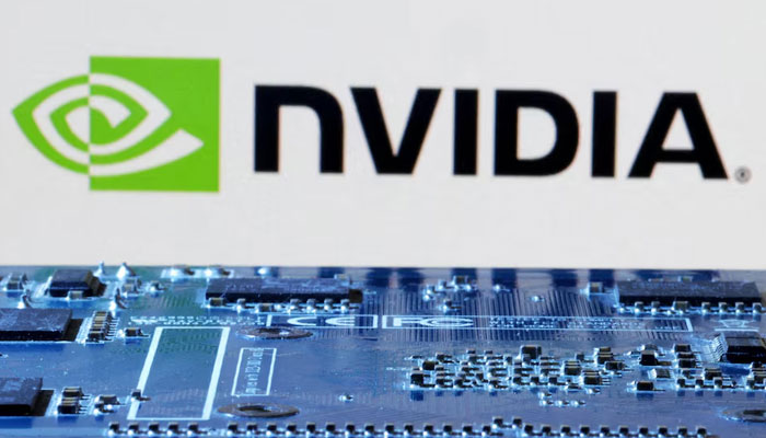 NVIDIA logo is seen near computer motherboard in this illustration taken January 8, 2024. — Reuters