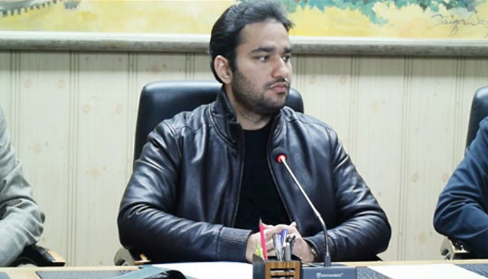 Punjab Minister for Youth Affairs and Sports Malik Faisal Ayub Khokhar presides over a meeting at the National Hockey Stadium on January 28, 2025. — Facebook@SportsBoardPunjab