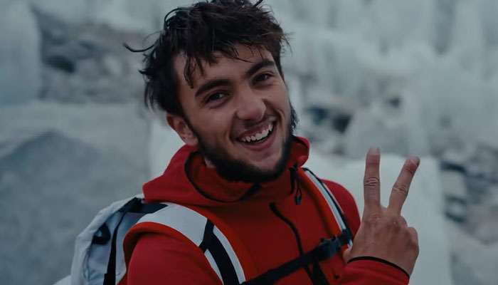 YouTube star Inoxtag, whose real name is Ines Benazzouz, in a screenshot of his best-known video about climbing Mount Everest with no prior mountaineering experience. — YouTube/Inoxtag/Screengrab