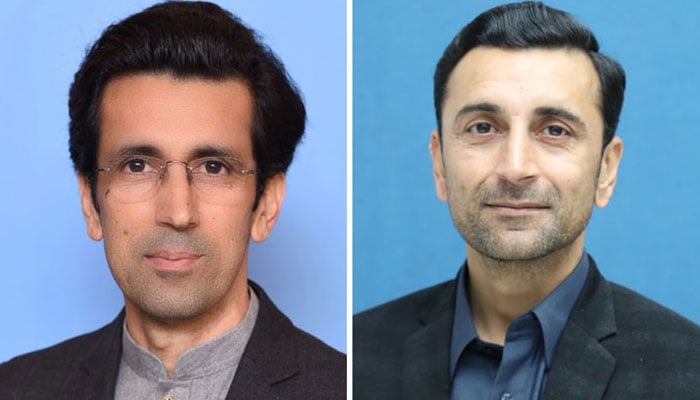 This collage shows PTI leaders Member National Assembly Shahram Tarakai (left) and Provincial Minister for Elementary and Secondary Education Faisal Khan Tarakai (right). — na.gov.pk/pakp.gov.pk/File
