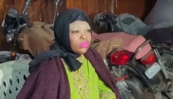 American woman Onijah Andrew Robinson seen in this still taken from a video. — Geo News/YouTube/File