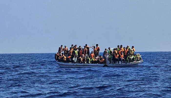 The representational image shows a migrant boat in Mediterranean waters east of Cape Greco in southeastern Cyprus. — AFP/File