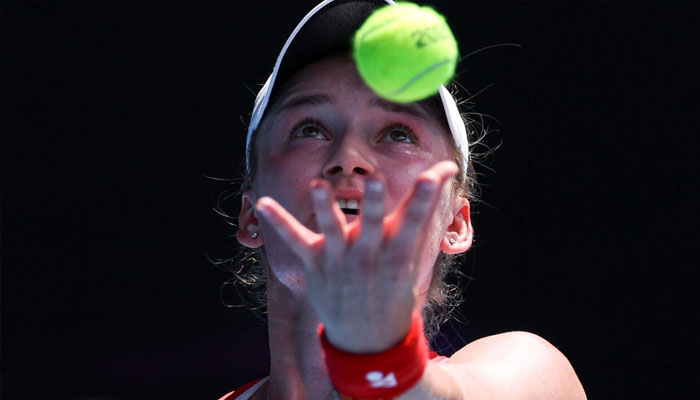 Elena Rybakina is seen during a game. — AFP/File