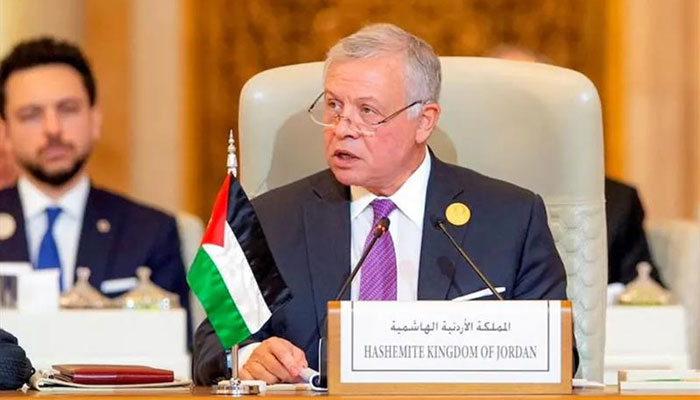 Jordans King Abdullah II attends an emergency meeting of the Arab League and the Organization of Islamic Cooperation in Riyadh, Saudi Arabia. — AFP/File