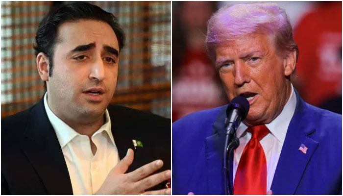 PPP Chairman Bilawal Bhutto-Zardari (left) and US President Donald Trump. — AFP/Reuters/File