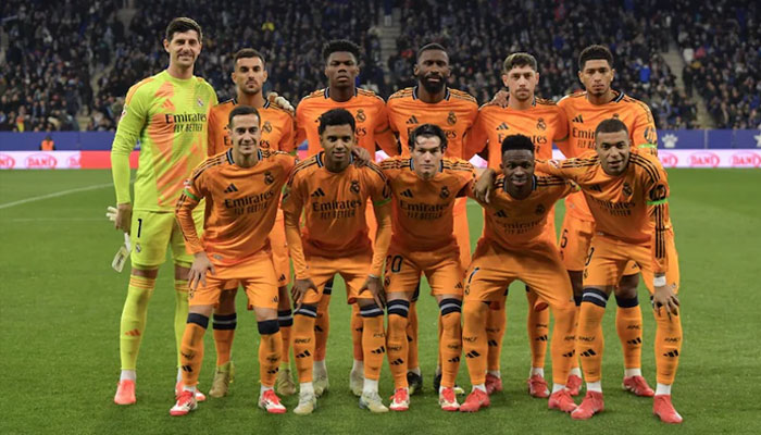Players of the Real Madrid team seen in a group photo. — AFP/File
