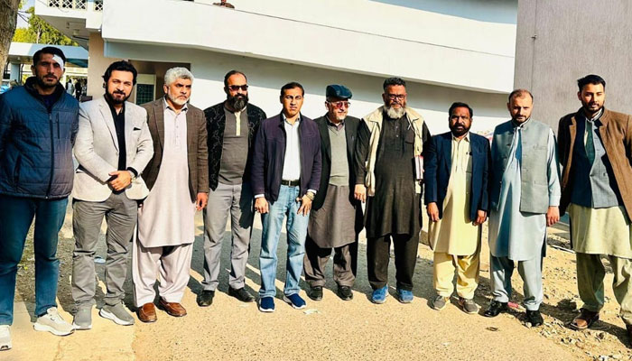 Federal Paramedical Staff Association  group photo in Islamabad on February 11, 2025. — Facebook@Federal Paramedical Staff Association