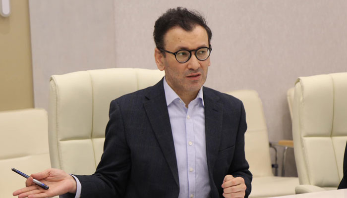 Uzbek Ambassador Javlon Vakhabov speaks in a meeting on February 6, 2025. — Facebook@AmbassadorVakhabov