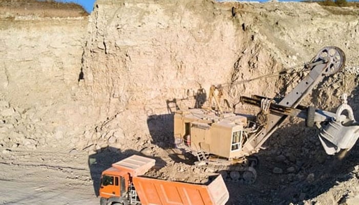 This representational image shows heavy machinery working at a stone mine. — Unsplash/File