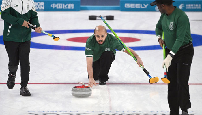 Saudi Arabia in action at the Asian Winter Games in China. —AFP/File