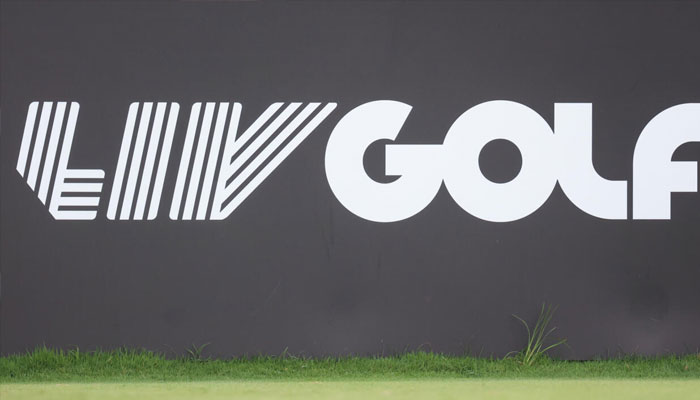 Live Golf logo can be seen on wall. — AFP/File